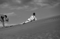 Lying for him, Maspalomas, Gran Canaria, by marcorossimusic