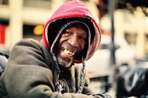Smiling Beggar, Chicago, by marcorossimusic