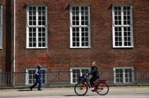 The blonde girl and the old man in the hat, Kobenhavn, by marcorossimusic