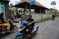 Scooters Traffic, Nusa Lembongan, Bali, by marcorossimusic