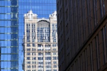 225 West Wacker in the mirror, Chicago, by marcorossimusic