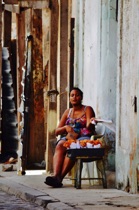 Pancake seller, Old Havana, by marcorossimusic