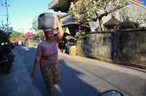 Woman Carrying, Nusa Lembongan, Bali, by marcorossimusic