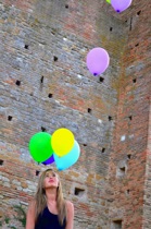 My daughter with a baloon 11, Castellarquato, by marcorossimusic
