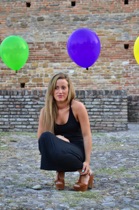 My daughter with a baloon 4, Castellarquato, by marcorossimusic