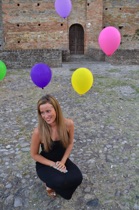 My daughter with a baloon 8, Castellarquato, by marcorossimusic