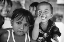 Children playing, Bali, by marcorossimusic