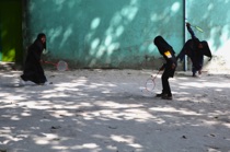 Playing badminton, Hangnaameedhoo, Maldives, by marcorossimusic Playing badminton, Hangnaameedhoo, Maldives, by marcorossimusic