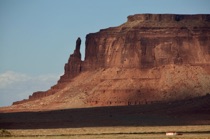The red roof and the red car, Monument Valley, by marcorossimusic