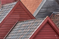 Bergen roofs, Norway, by marcorossimusic